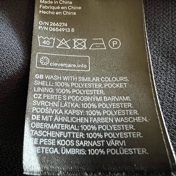 H&M FLOUNCE SLEEVED COAT - SMALL - Picture 8 of 8